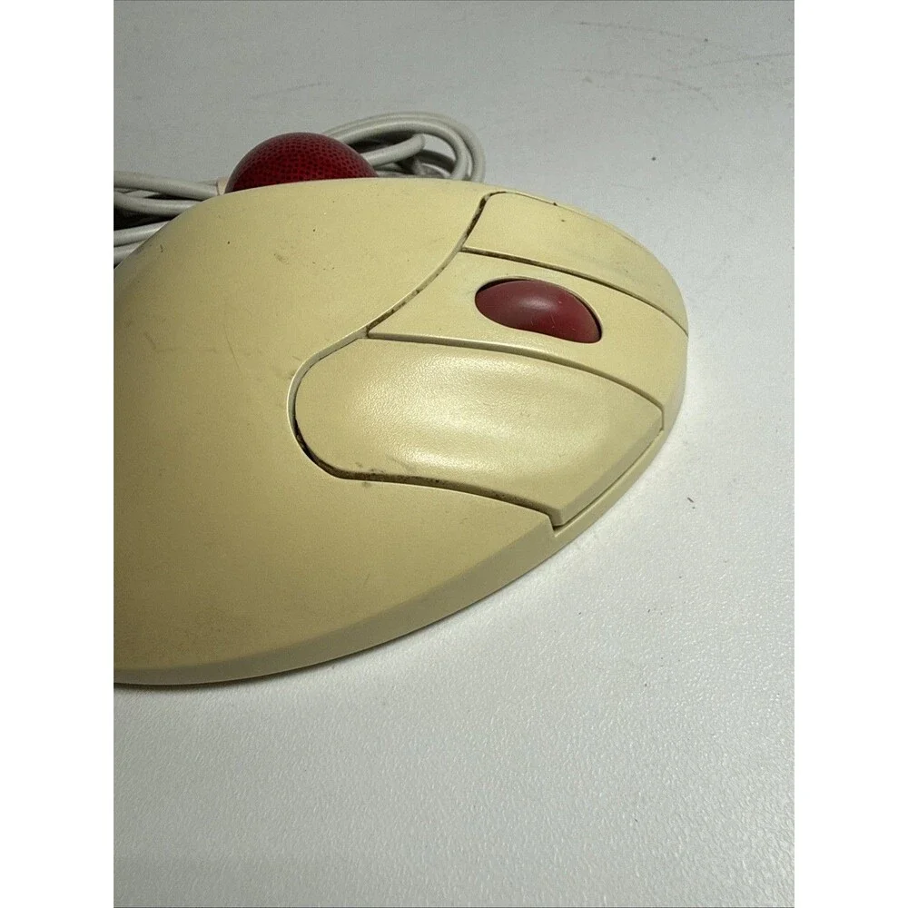 Logitech TrackMan Marble Wheel T-BB13 Trackball Mouse PS/2 USB Adapter Tested